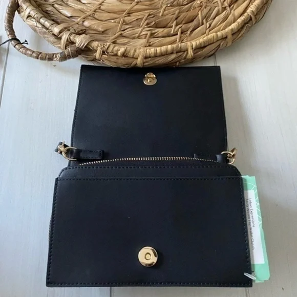 ✨NWT Urban Expressions Aleda Vegan Woven Flap Crossbody Bag✨ - Picture 8 of 8